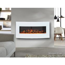 modern fires Epsilon curved wit